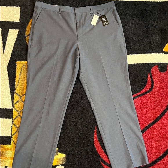 Express Mens Blue Classic Stretch Suit / Dress Pants Size 38x30